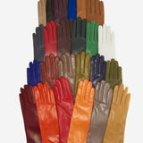 FC02W4 (taupe) - Italian "4 button length" cashmere lined leather gloves