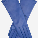 FC02W4 (blue) - Italian "4 Button Length" Cashmere Lined Leather Gloves - Leather Gloves Online - Luxury Leather Gloves - 2