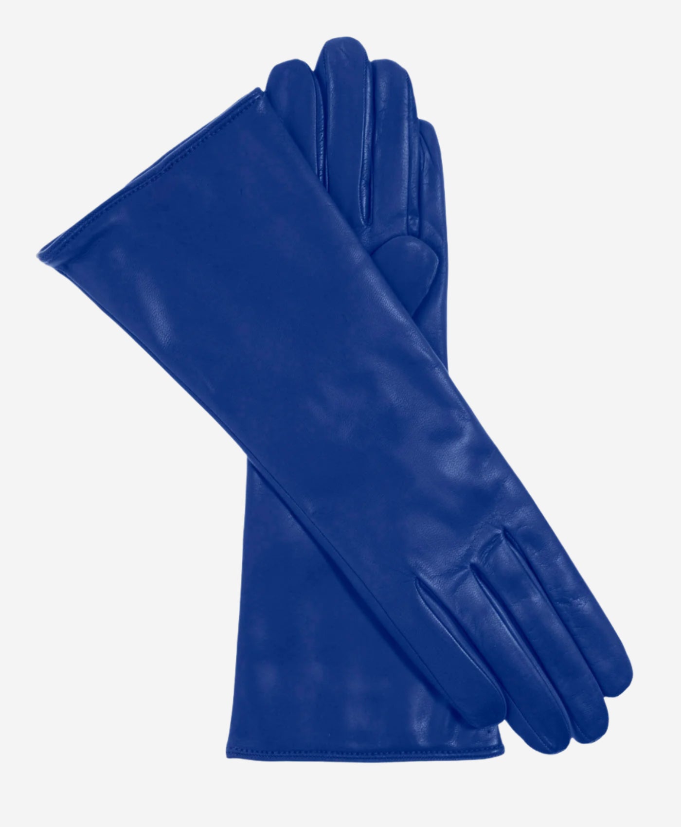 FC02W4 (blue) - Italian "4 Button Length" Cashmere Lined Leather Gloves - Leather Gloves Online - Luxury Leather Gloves - 1