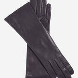 FC02W4 (charcoal) - Italian "4 Button Length" Cashmere Lined Leather Gloves - Leather Gloves Online - Luxury Leather Gloves - 1