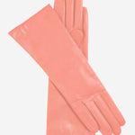 FC02W4 (pink) - Italian "4 Button Length" Cashmere Lined Leather Gloves - Leather Gloves Online - Luxury Leather Gloves - 1