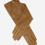 Leonora (vac) - Italian cashmere lined 6-button length leather gloves - Leather Gloves Online - Luxury Leather Gloves - 1