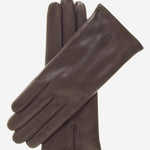 FC04 (dark brown) - Women's Italian Cashmere Lined Leather Gloves - Leather Gloves Online - Luxury Leather Gloves - 2