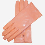 FC04 (pink) - Women's Italian Cashmere Lined Leather Gloves - Leather Gloves Online - Luxury Leather Gloves - 1
