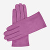 Sofia (purple) - Italian lambskin leather gloves with silk lining