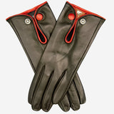 GG4110 (black/red) - Women's Italian casual car gloves