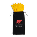 Leather gel & cotton pouch for gloves (free)