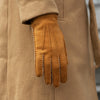 Beatrice  - Italian suede leather gloves with luxurious natural sheep fur lining- Fratelli Orsini - Luxury Leather Gloves - Handmade in Italy - 8