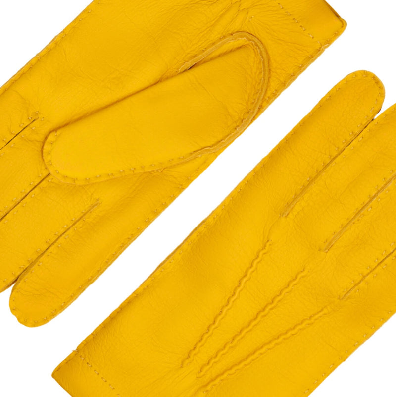 Matteo - Italian gloves made of American deerskin leather with cashmere lining
