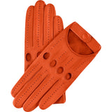 Driving Gloves Classic Women Orange - Made in Italy – Luxury Leather Gloves – Handmade in Italy – Fratelli Orsini® - 1