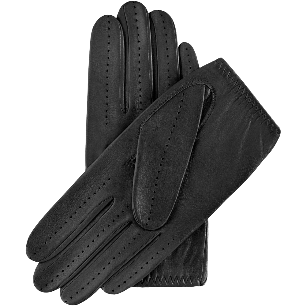 Driving Gloves Classic Women Black Made in Italy Fratelli Orsini