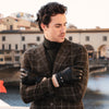 Alonzo (black) - Italian lambskin leather gloves with cashmere lining & touchscreen feature Fratelli Orsini - Luxury Leather Gloves - Handmade in Italy - 9