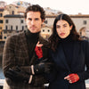 Alonzo (black) - Italian lambskin leather gloves with cashmere lining & touchscreen feature Fratelli Orsini - Luxury Leather Gloves - Handmade in Italy - 10