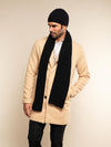 Milano (black) - 100% cashmere ribbed beanie (unisex)- Fratelli Orsini - Luxury Beanie - Handmade in Italy - 7
