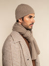 Milano (brown) - 100% cashmere ribbed beanie (unisex)- Fratelli Orsini - Luxury Beanie - Handmade in Italy - 16