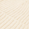 Milano (cream) - 100% cashmere ribbed beanie (unisex)  Fratelli Orsini - Luxury Beanie - Handmade in Italy - 3