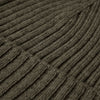 Milano (dark green) - 100% cashmere ribbed beanie (unisex)- Fratelli Orsini - Luxury Beanie - Handmade in Italy - 3