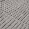 Milano (light grey) - 100% cashmere ribbed beanie (unisex)- Fratelli Orsini - Luxury Beanie - Handmade in Italy -  3