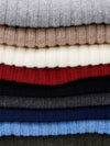 100% cashmere ribbed scarf (unisex) - Fratelli Orsini - Luxury Cashmere Scarf - Handmade in Italy - 2