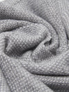 Cashmere Scarf Men Riccardo (grey & white) – Fratelli Orsini® - Luxury Leather Gloves - Made in Italy - 5