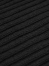 Napoli (black) - 100% cashmere ribbed scarf (unisex)  - Fratelli Orsini - Luxury Cashmere Scarf - Handmade in Italy - 2