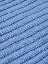 Napoli (light blue) - 100% cashmere ribbed scarf (unisex) - Fratelli Orsini - Luxury Cashmere Scarf - Handmade in Italy - 2