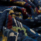 Italian Scarf Wool Men Edoardo (blue) – Fratelli Orsini® - Luxury Leather Gloves - Made in Italy - 5