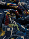 Italian Scarf Wool Men Edoardo (blue) – Fratelli Orsini® - Luxury Leather Gloves - Made in Italy - 5