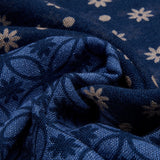 Andrea (blue) - soft and lightweight Italian scarf from 100% wool - Fratelli Orsini - Luxury Italian Scarf - Handmade in Italy - 6