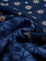 Andrea (blue) - soft and lightweight Italian scarf from 100% wool