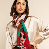 Evelina - soft and lightweight Italian scarf from premium wool - Fratelli Orsini - Luxury Italian Scarf - Handmade in Italy - 1