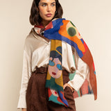 Evelina - soft and lightweight Italian scarf from premium wool - Fratelli Orsini - Luxury Italian Scarf - Handmade in Italy - 10