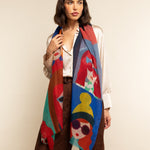 Evelina - soft and lightweight Italian scarf from premium wool - Fratelli Orsini - Luxury Italian Scarf - Handmade in Italy - 5