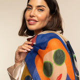 Evelina - soft and lightweight Italian scarf from premium wool - Fratelli Orsini - Luxury Italian Scarf - Handmade in Italy -  8