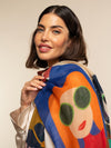 Evelina - soft and lightweight Italian scarf from premium wool - Fratelli Orsini - Luxury Italian Scarf - Handmade in Italy -  8