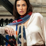 Evelina - soft and lightweight Italian scarf from premium wool - Fratelli Orsini - Luxury Italian Scarf - Handmade in Italy - 9