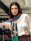 Evelina - soft and lightweight Italian scarf from premium wool - Fratelli Orsini - Luxury Italian Scarf - Handmade in Italy - 9