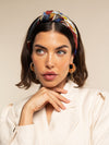 Fiorella (red/blue) - soft and lightweight Italian foulard from pure silk - Fratelli Orsini - Luxury Italian Scarf - Handmade in Italy - 10