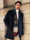Italian Scarf Wool Men Edoardo (blue) – Fratelli Orsini® - Luxury Leather Gloves - Made in Italy - 9