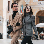 Giovanni (black) - classic Italian lambskin leather gloves with cashmere lining - Fratelli Orsini - Luxury Leather Gloves - Handmade in Italy - 9