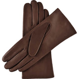 Brown Leather Gloves - Handmade in Italy - 100% Cashmere – Luxury Leather Gloves – Handmade in Italy – Fratelli Orsini® - 2
