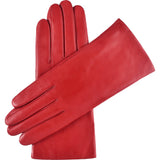 Red Leather Gloves - Handmade in Italy - 100% Cashmere – Luxury Leather Gloves – Handmade in Italy – Fratelli Orsini® - 1