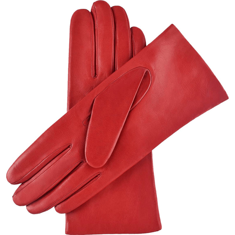 Red Leather Gloves - Handmade in Italy - 100% Cashmere – Luxury Leather Gloves – Handmade in Italy – Fratelli Orsini® - 2