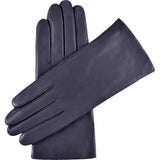 Navy Leather Gloves - Handmade in Italy - 100% Cashmere – Luxury Leather Gloves – Handmade in Italy – Fratelli Orsini® - 1
