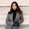 Isabella (navy) - Italian lambskin leather gloves with cashmere lining- Fratelli Orsini - Luxury Leather Gloves - Handmade in Italy - 6