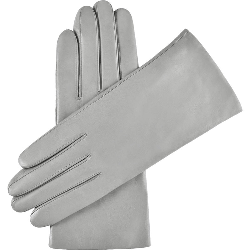 Grey Leather Gloves - Handmade in Italy - 100% Cashmere – Luxury Leather Gloves – Handmade in Italy – Fratelli Orsini® - 1