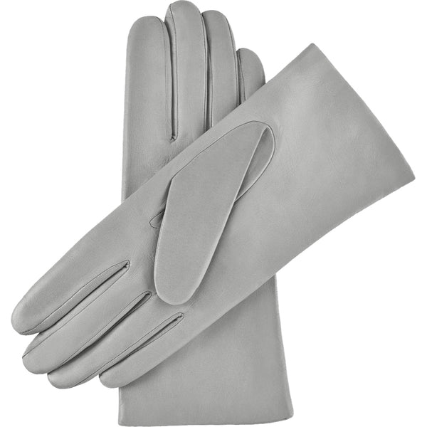 Grey Leather Gloves - Handmade in Italy - 100% Cashmere – Luxury Leather Gloves – Handmade in Italy – Fratelli Orsini® - 2