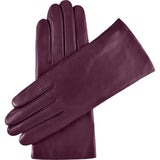 Purple Leather Gloves - Handmade in Italy - 100% Cashmere – Luxury Leather Gloves – Handmade in Italy – Fratelli Orsini® - 1