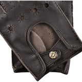 Men's Driving Gloves Deerskin Dark Brown - Made in Italy – Luxury Leather Gloves – Handmade in Italy – Fratelli Orsini® - 2