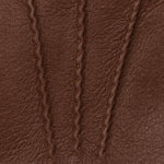 Lorenzo (brown) - Italian gloves made of American deerskin leather with cashmere lining - Fratelli Orsini - Luxury Leather Gloves - Handmade in Italy - 5